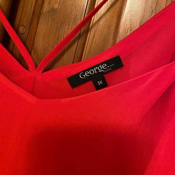 George Red Camisole, Red Cami for business or professional wear - Picture 2 of 4